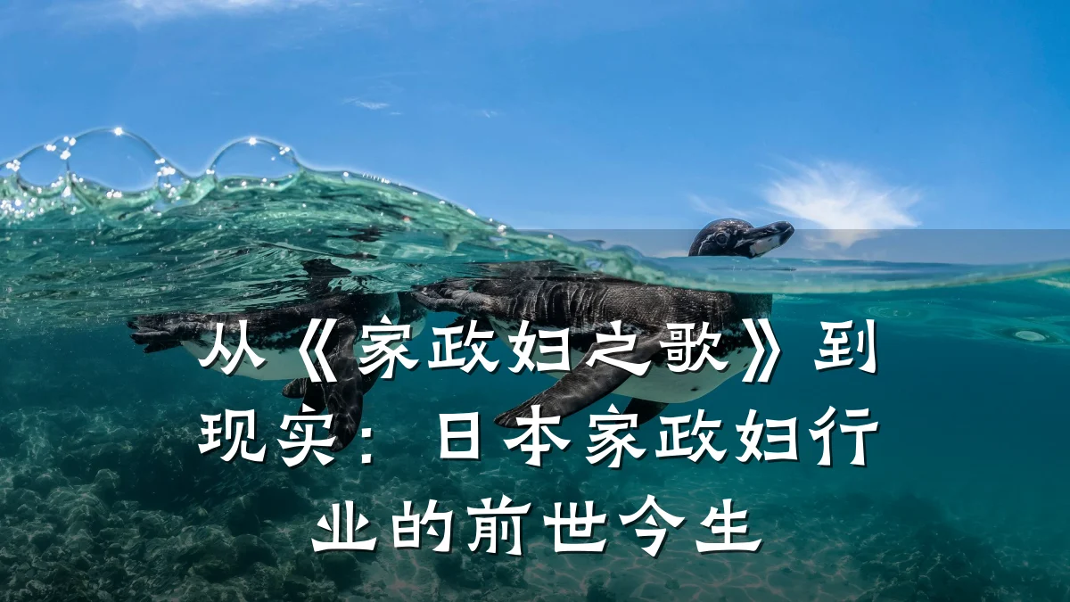 从《家政妇之歌》到现实:日本家政妇行业的前世今生