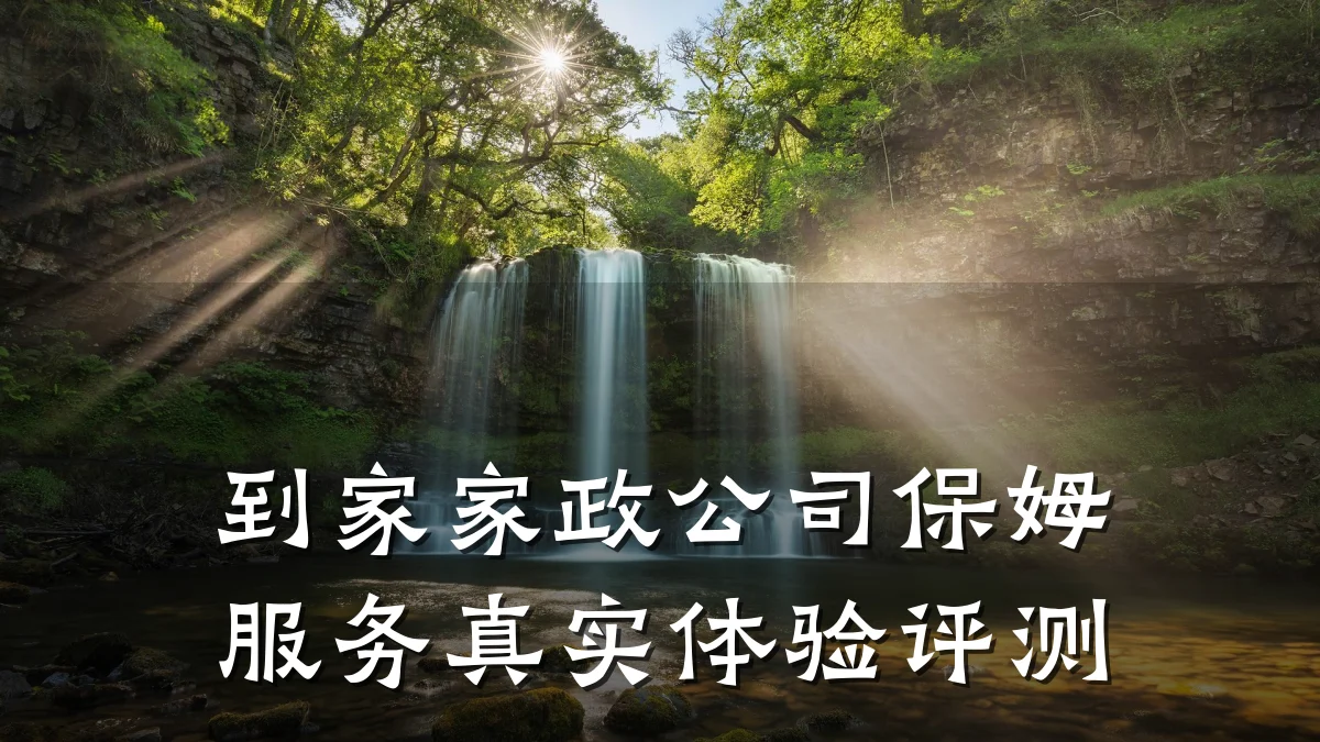 到家家政公司保姆服务真实体验评测
