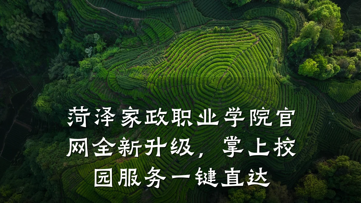 菏泽家政职业学院官网全新升级,掌上校园服务一键直达