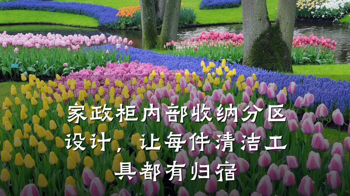 家政柜内部收纳分区设计,让每件清洁工具都有归宿