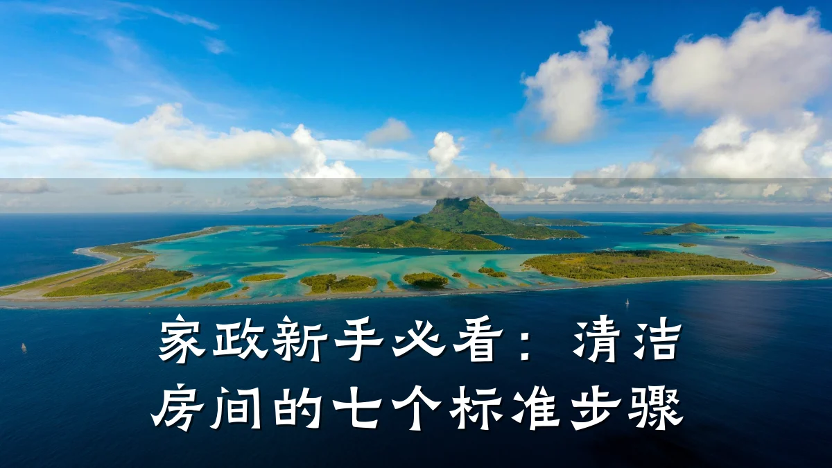 家政新手必看:清洁房间的七个标准步骤