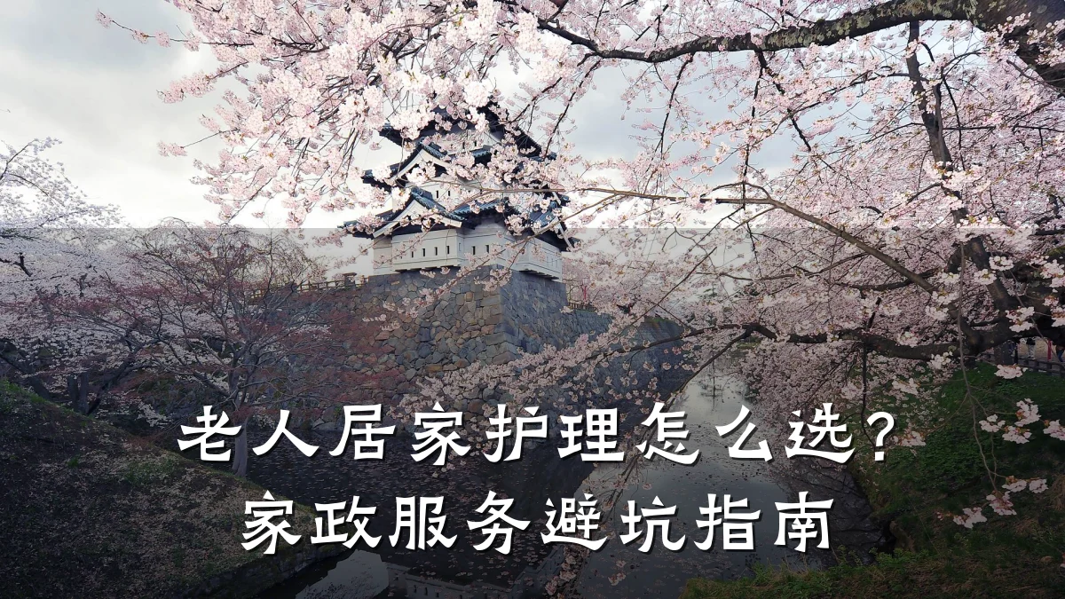 老人居家护理怎么选？家政服务避坑指南