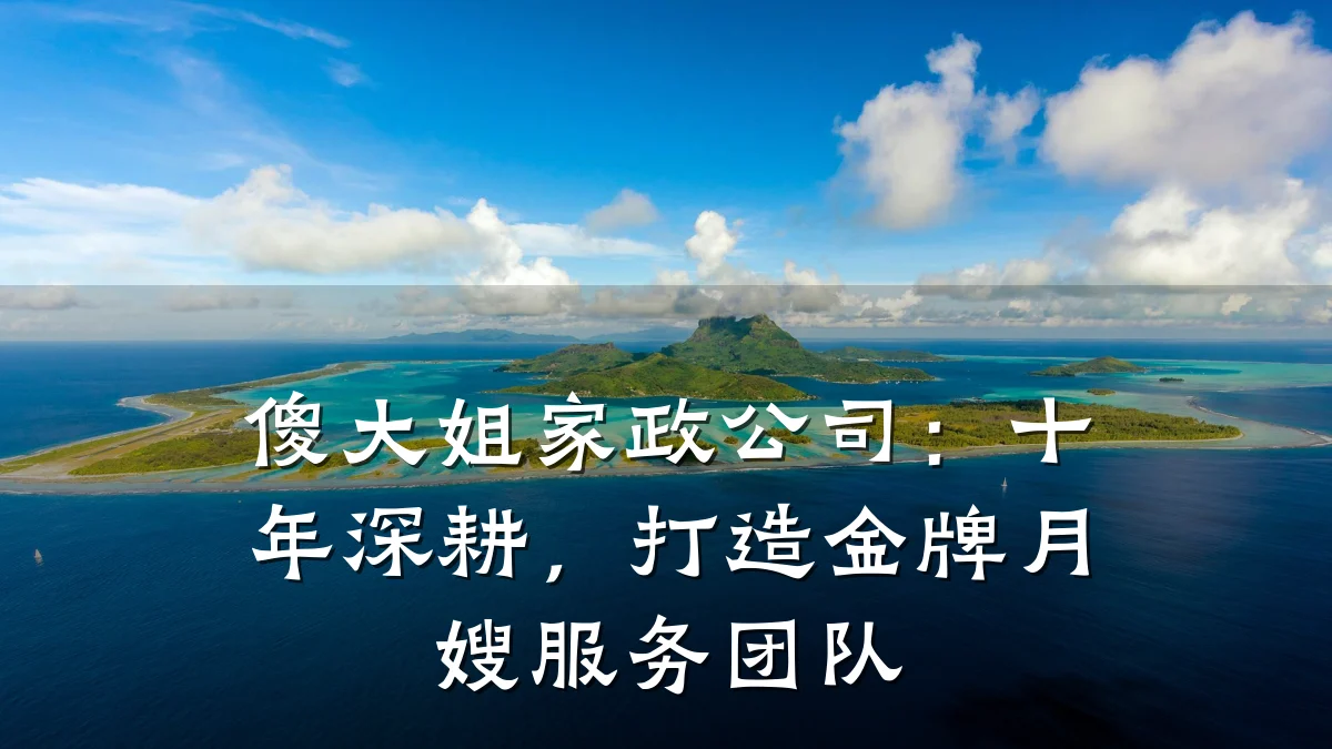 傻大姐家政公司:十年深耕,打造金牌月嫂服务团队