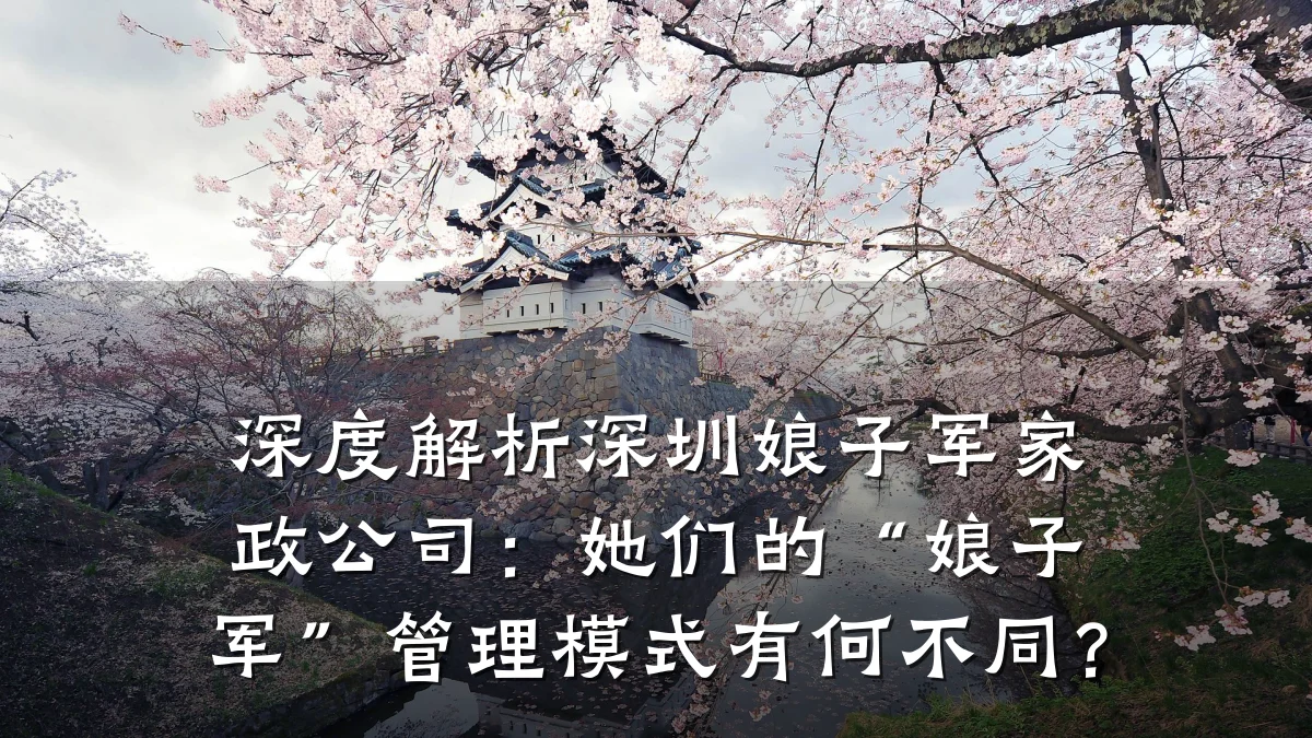 深度解析深圳娘子军家政公司:她们的“娘子军”管理模式有何不同?