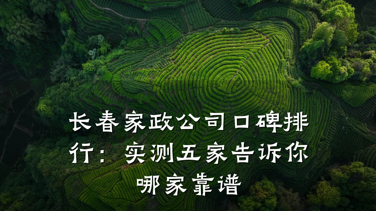 长春家政公司口碑排行：实测五家告诉你哪家靠谱