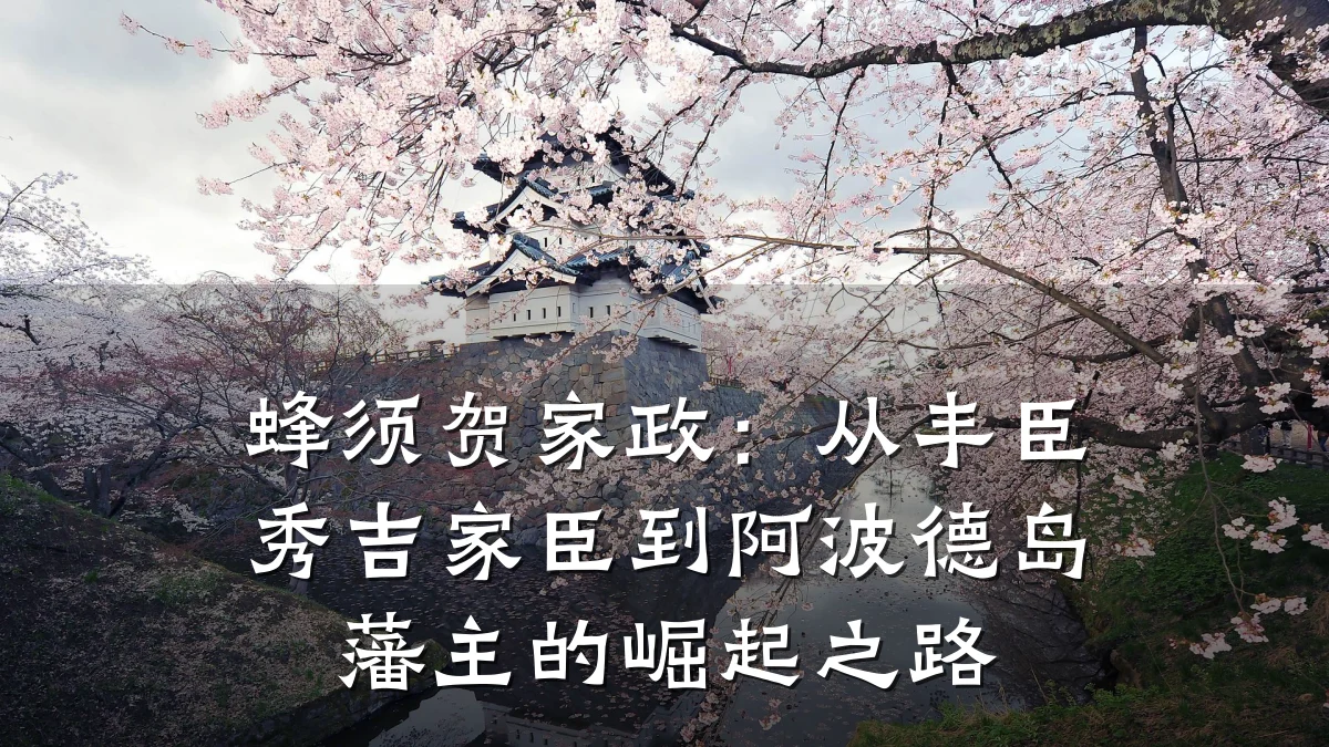 蜂须贺家政:从丰臣秀吉家臣到阿波德岛藩主的崛起之路
