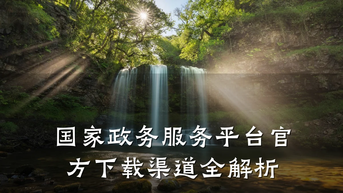 国家政务服务平台官方下载渠道全解析