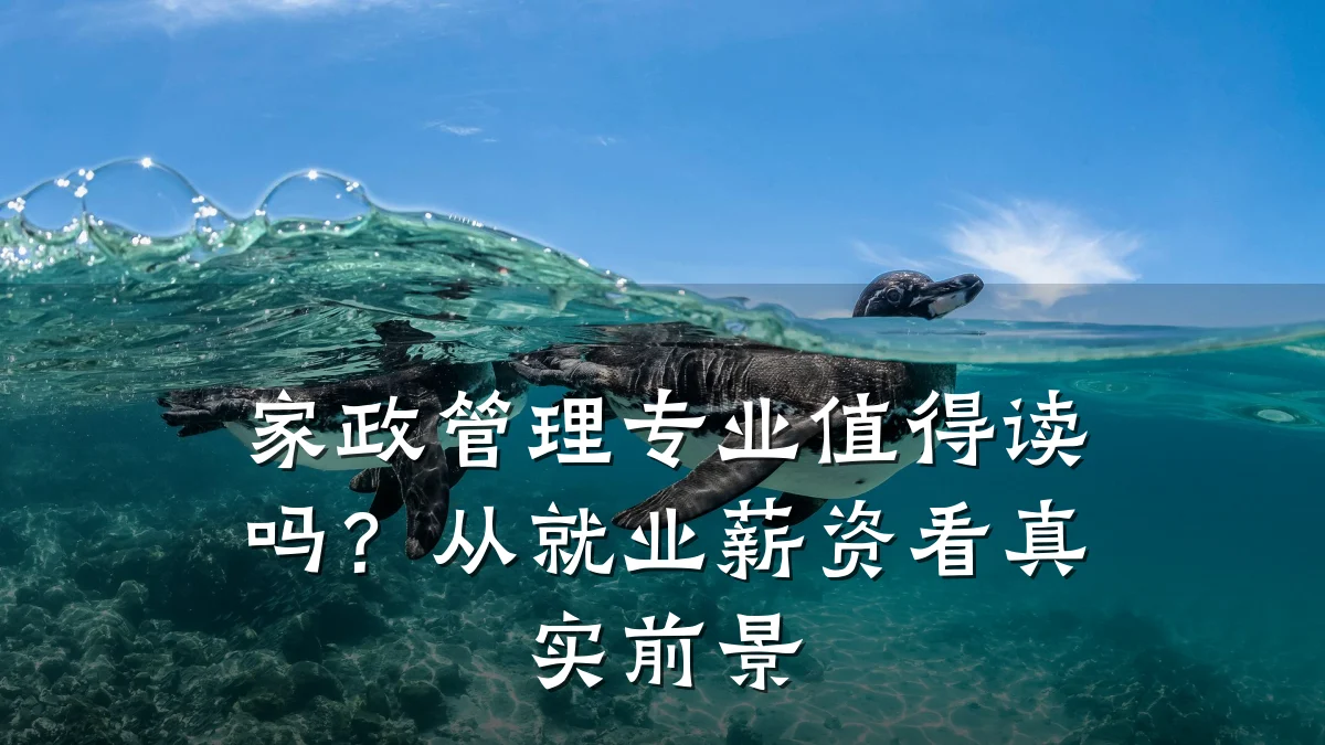 家政管理专业值得读吗?从就业薪资看真实前景