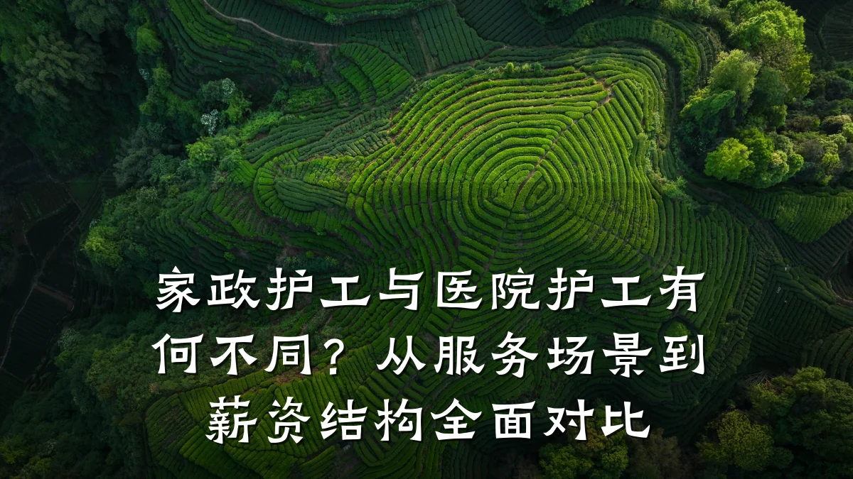 家政护工与医院护工有何不同?从服务场景到薪资结构全面对比