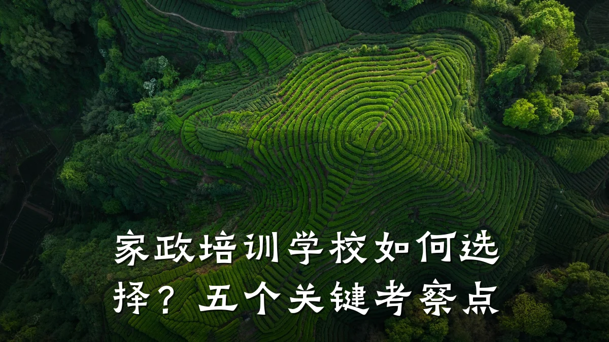 家政培训学校如何选择?五个关键考察点