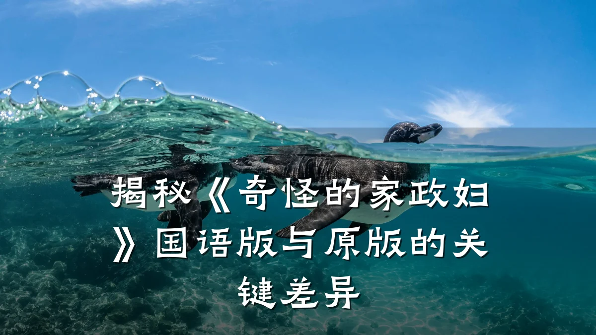 揭秘《奇怪的家政妇》国语版与原版的关键差异