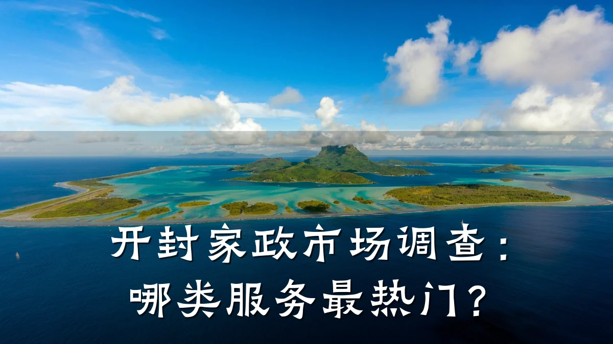 开封家政市场调查：哪类服务最热门？