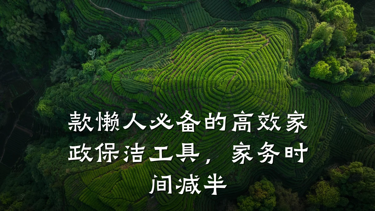 款懒人必备的高效家政保洁工具,家务时间减半