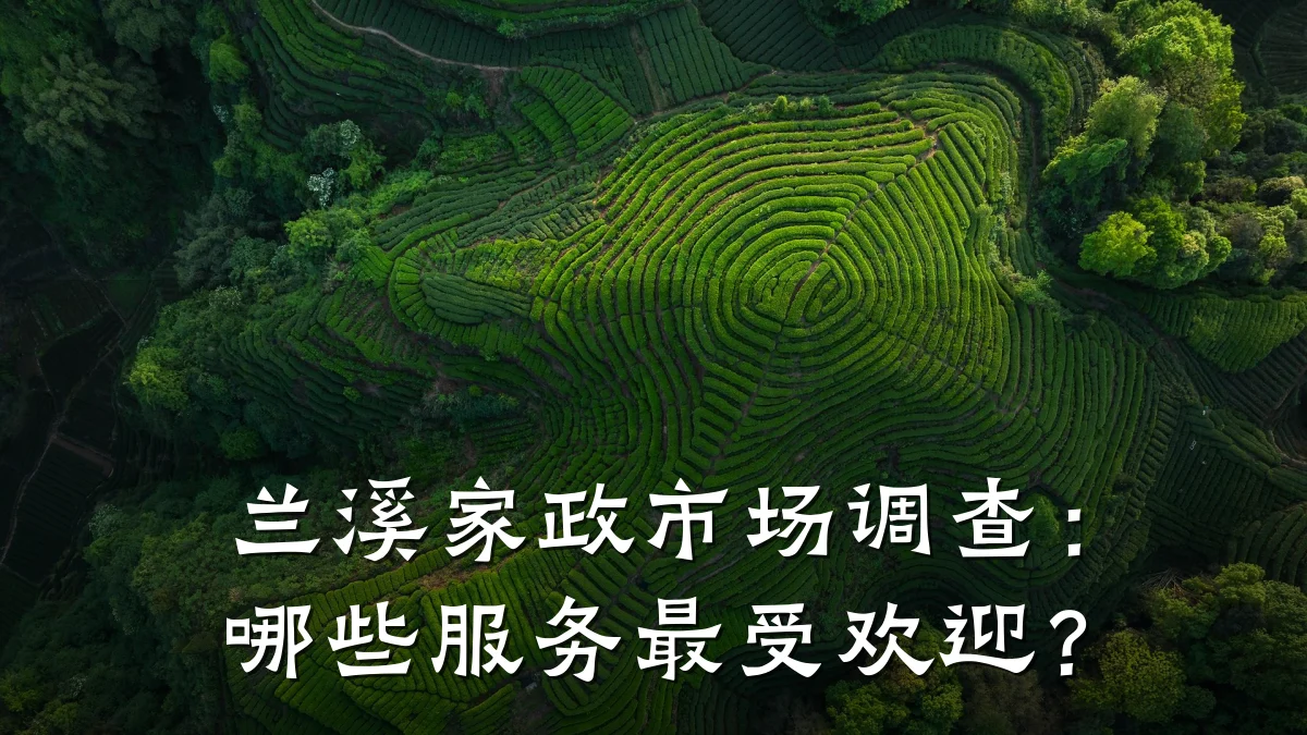兰溪家政市场调查:哪些服务最受欢迎?