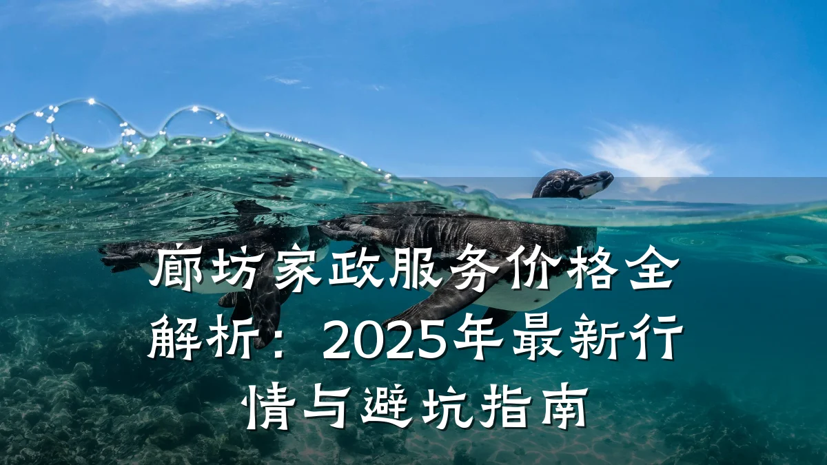 廊坊家政服务价格全解析:2025年最新行情与避坑指南