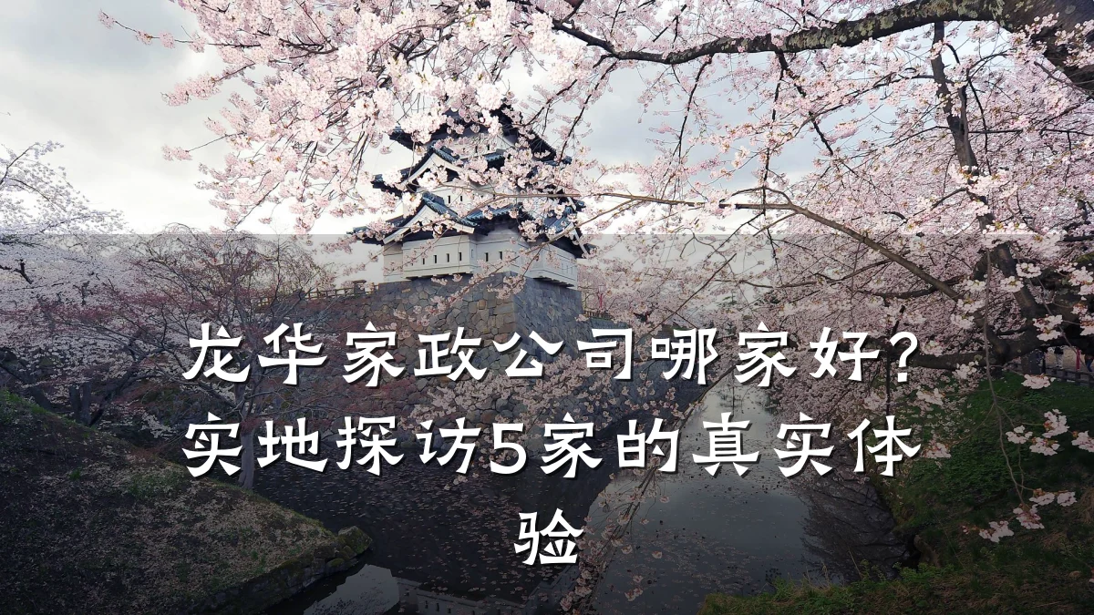 龙华家政公司哪家好?实地探访5家的真实体验