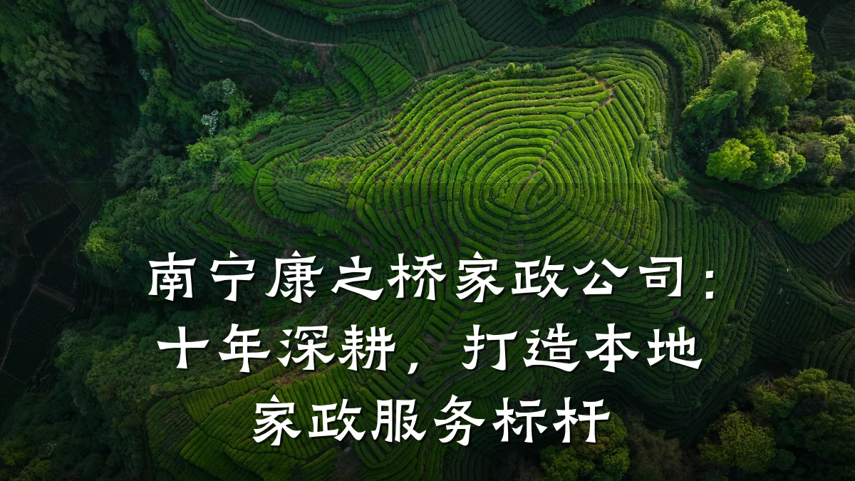 南宁康之桥家政公司：十年深耕，打造本地家政服务标杆