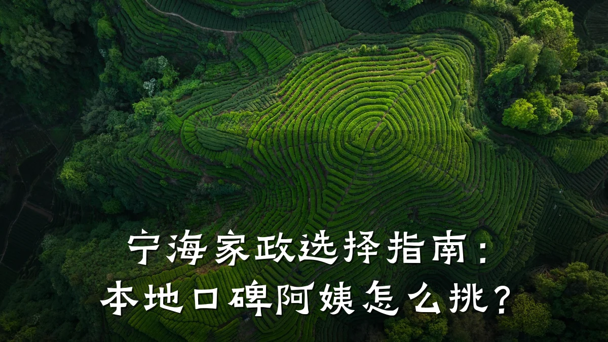 宁海家政选择指南:本地口碑阿姨怎么挑?