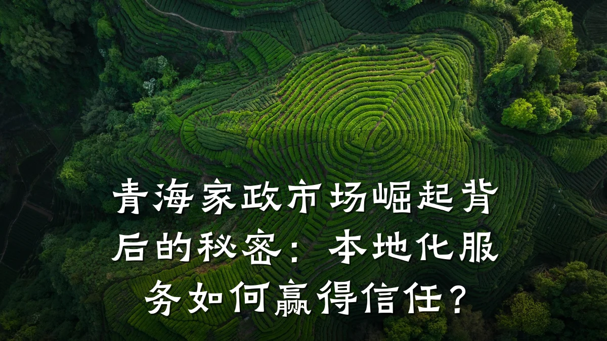 青海家政市场崛起背后的秘密:本地化服务如何赢得信任?
