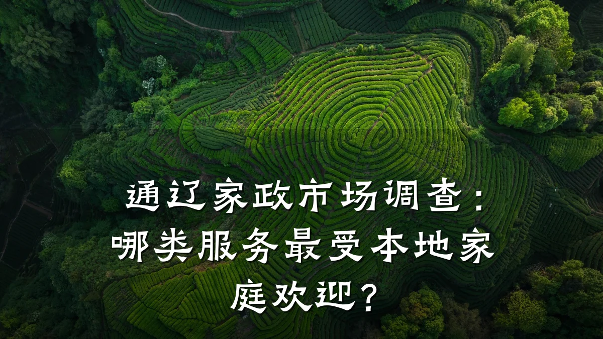 通辽家政市场调查:哪类服务最受本地家庭欢迎?
