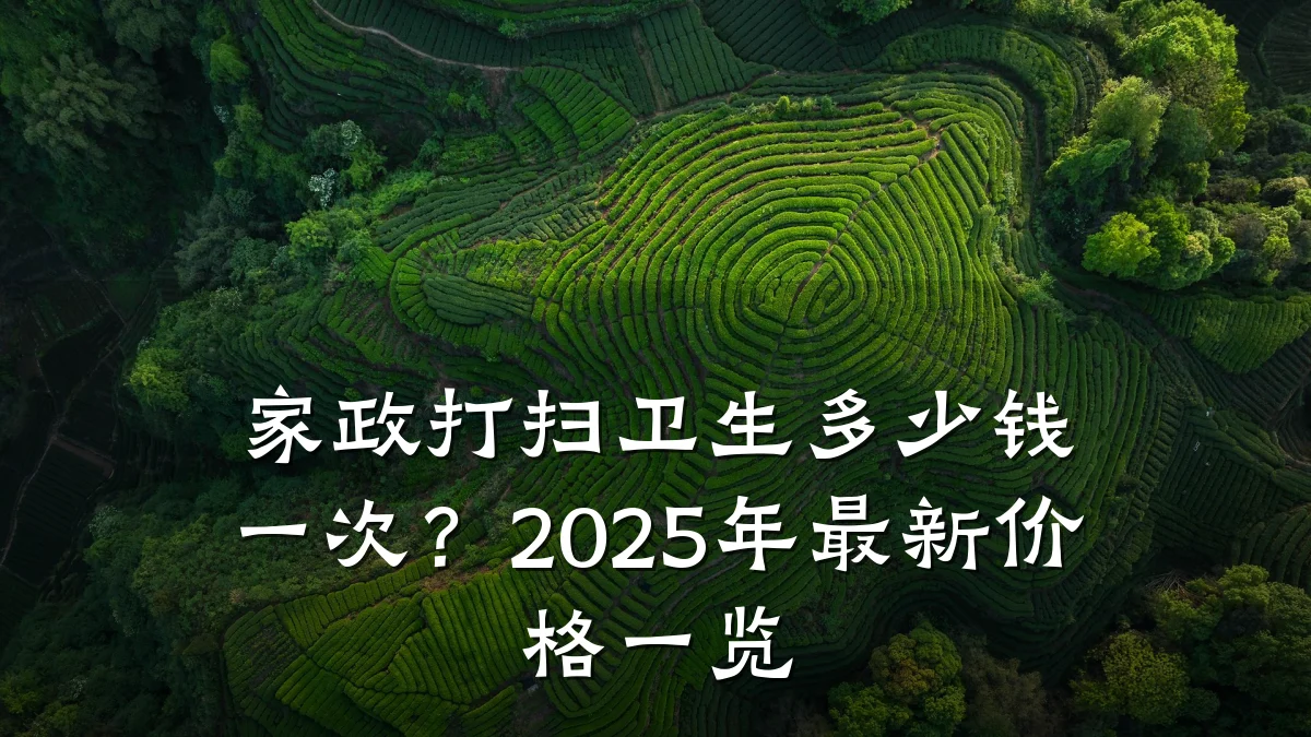 家政打扫卫生多少钱一次?2025年最新价格一览