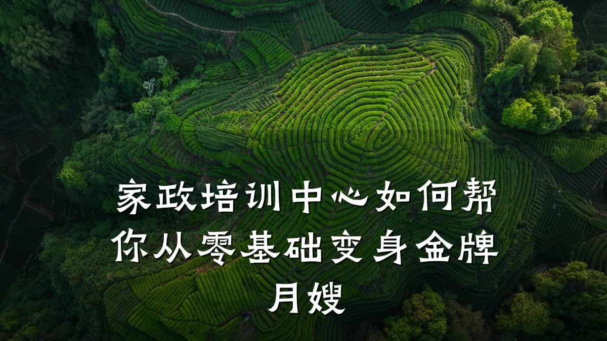 家政培训中心如何帮你从零基础变身金牌月嫂