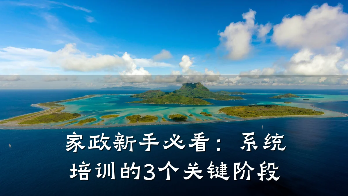 家政新手必看:系统培训的3个关键阶段