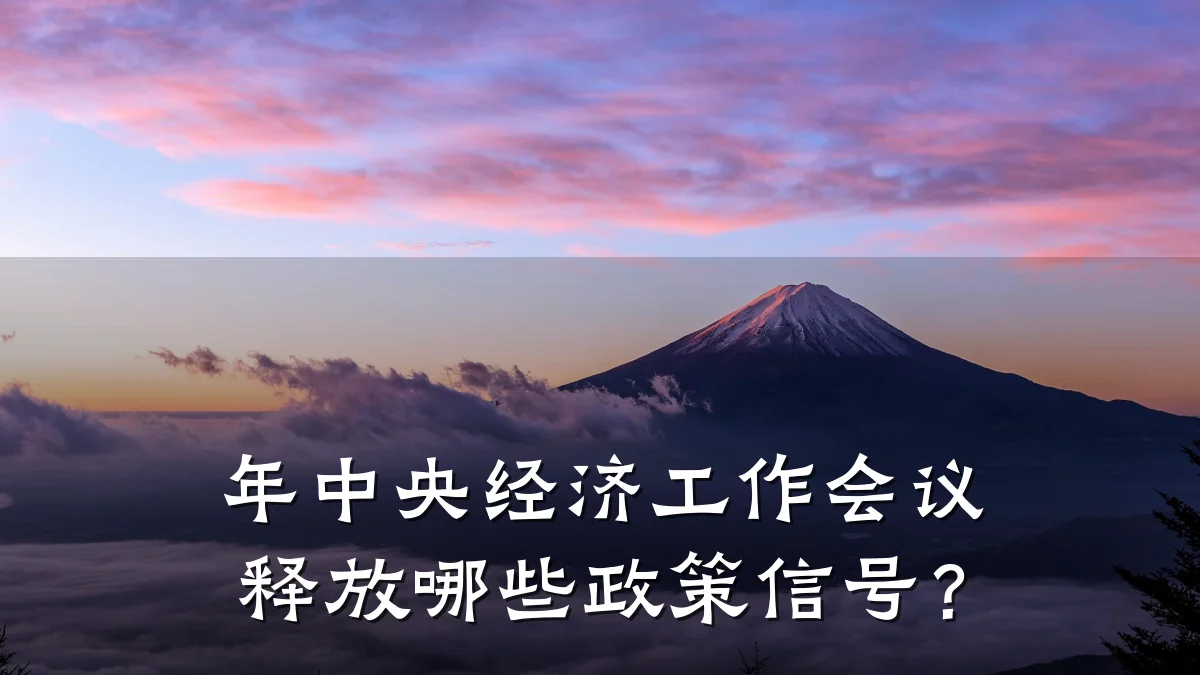 年中央经济工作会议释放哪些政策信号?