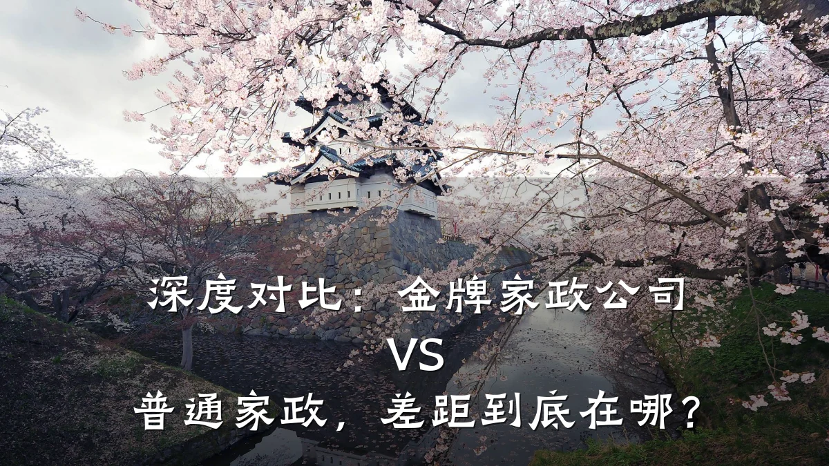 深度对比:金牌家政公司 VS 普通家政,差距到底在哪?