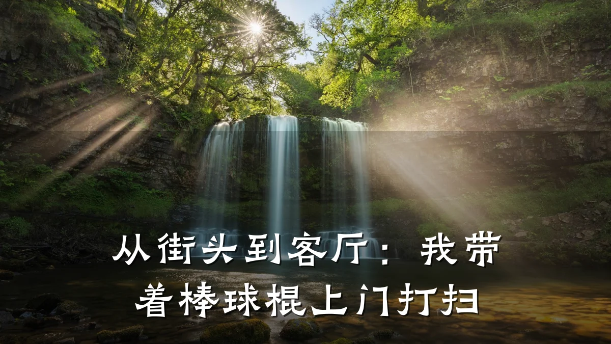 从街头到客厅：我带着棒球棍上门打扫