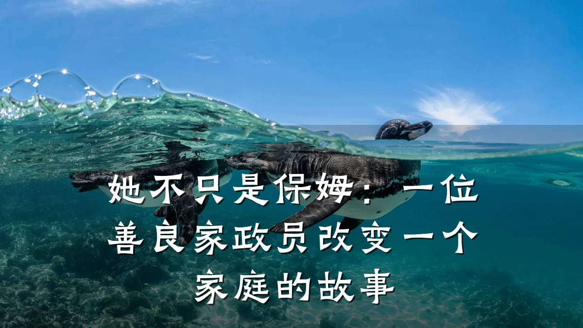她不只是保姆:一位善良家政员改变一个家庭的故事