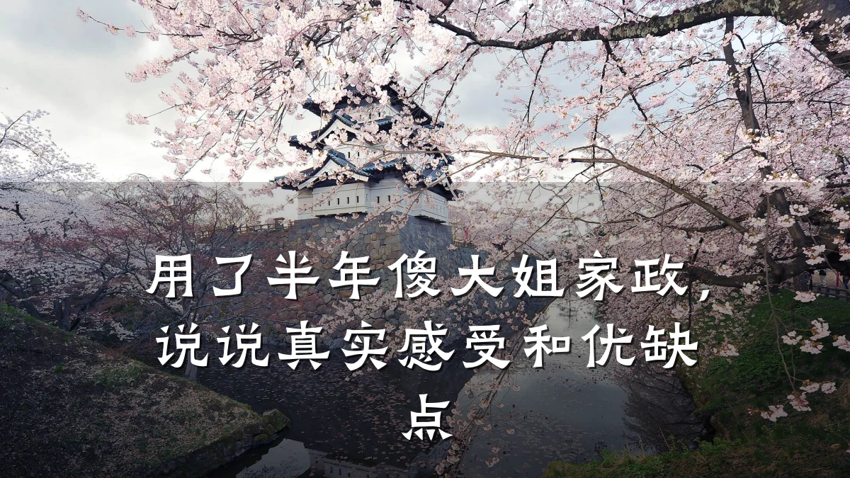 用了半年傻大姐家政,说说真实感受和优缺点