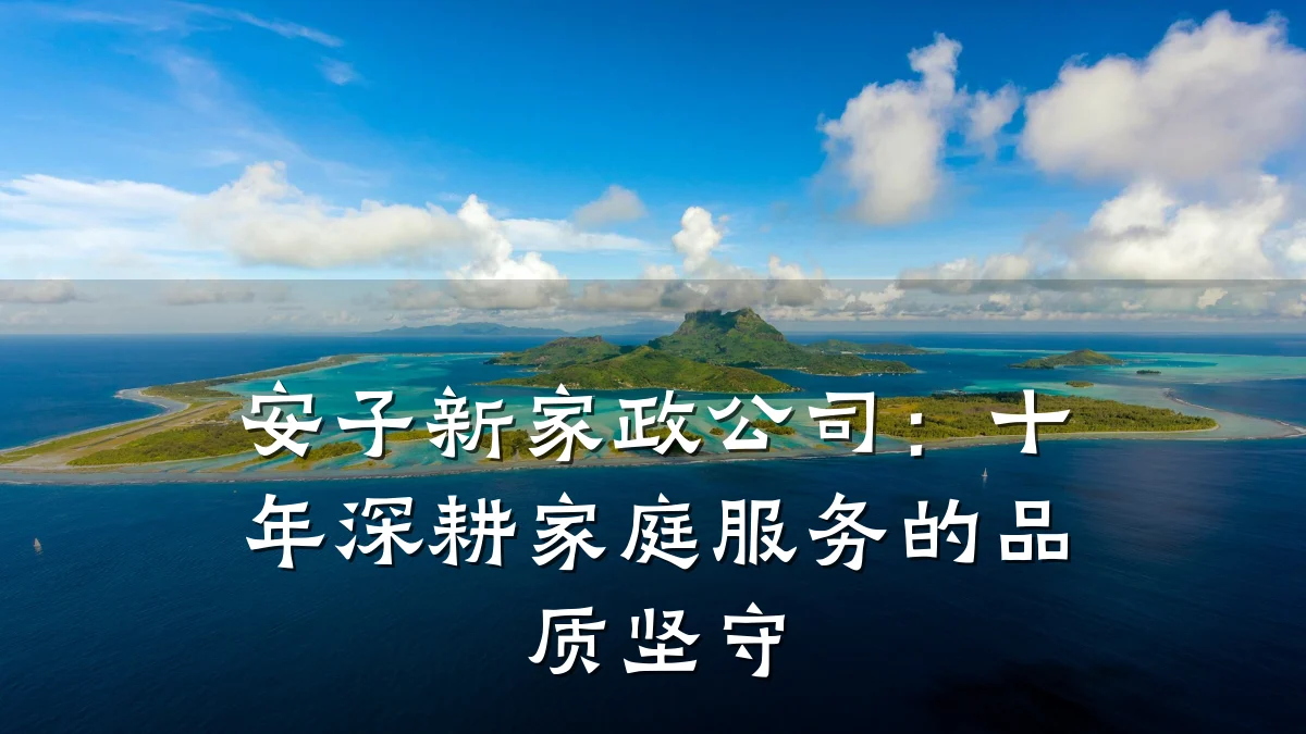 安子新家政公司:十年深耕家庭服务的品质坚守