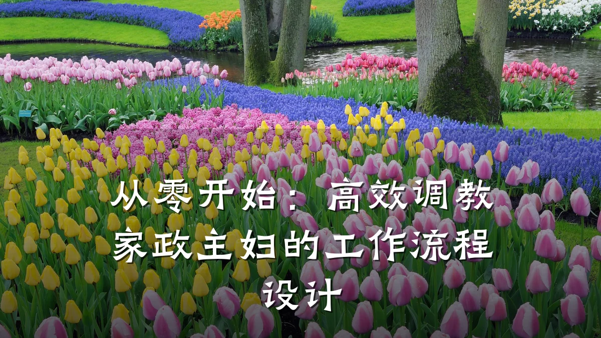 从零开始:高效调教家政主妇的工作流程设计