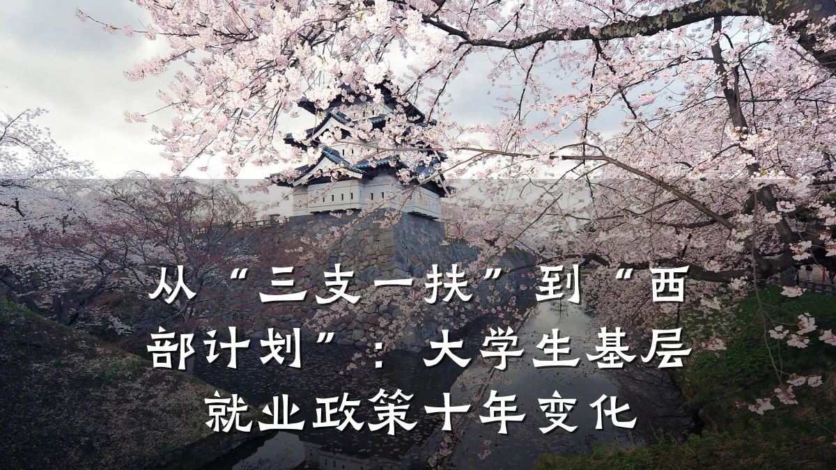 从“三支一扶”到“西部计划”:大学生基层就业政策十年变化