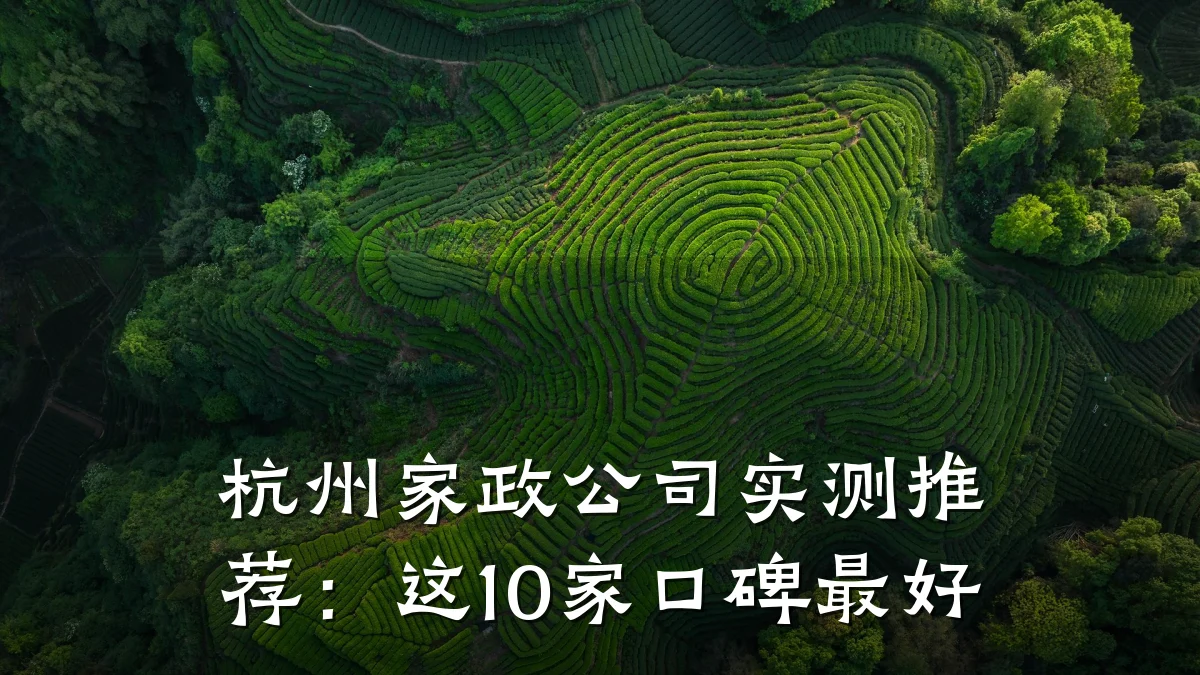 杭州家政公司实测推荐:这10家口碑最好
