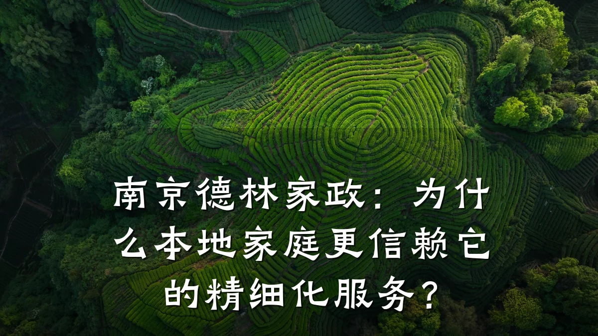 南京德林家政:为什么本地家庭更信赖它的精细化服务?