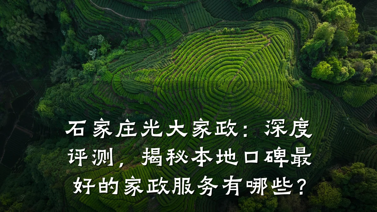 石家庄光大家政:深度评测,揭秘本地口碑最好的家政服务有哪些?