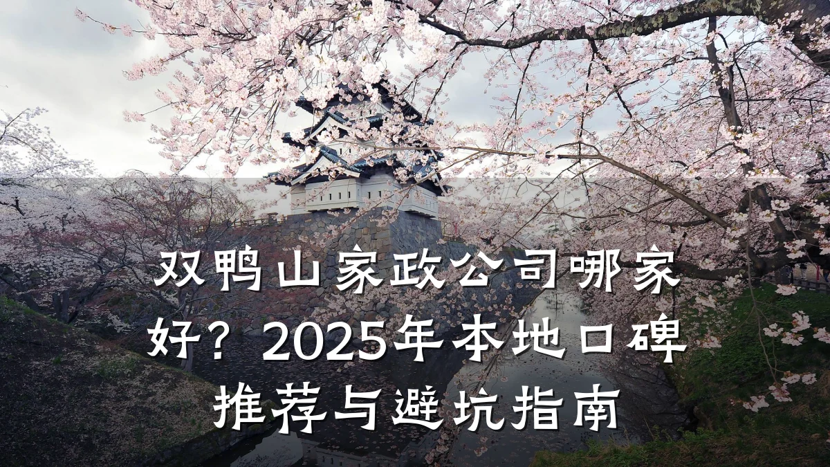 双鸭山家政公司哪家好？2025年本地口碑推荐与避坑指南