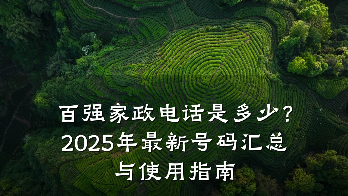 百强家政电话是多少?2025年最新号码汇总与使用指南