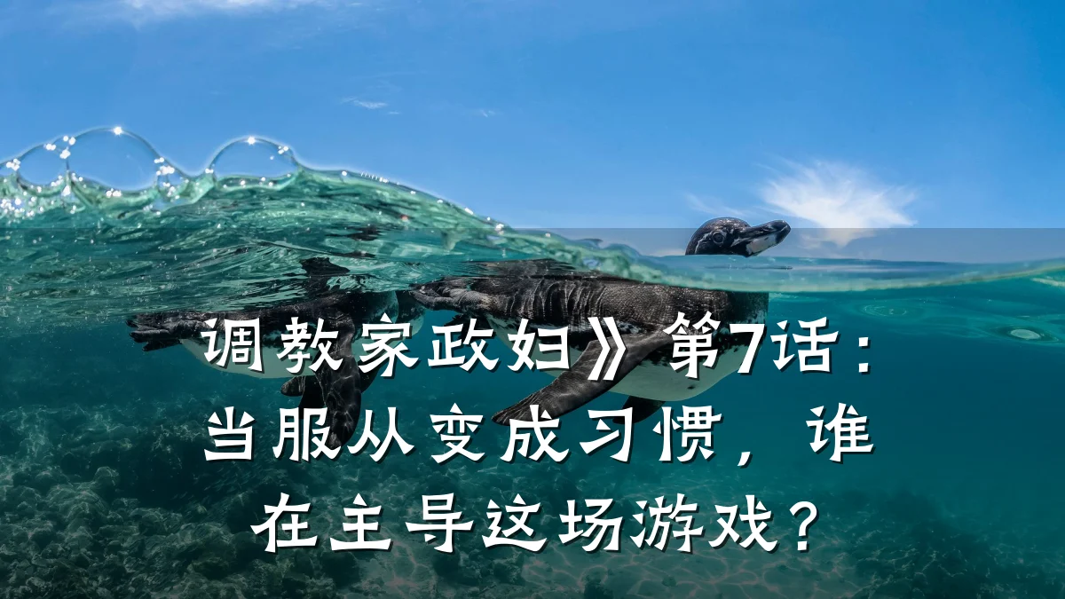 调教家政妇》第7话:当服从变成习惯,谁在主导这场游戏?