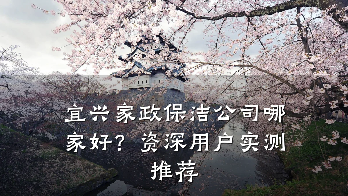 宜兴家政保洁公司哪家好?资深用户实测推荐