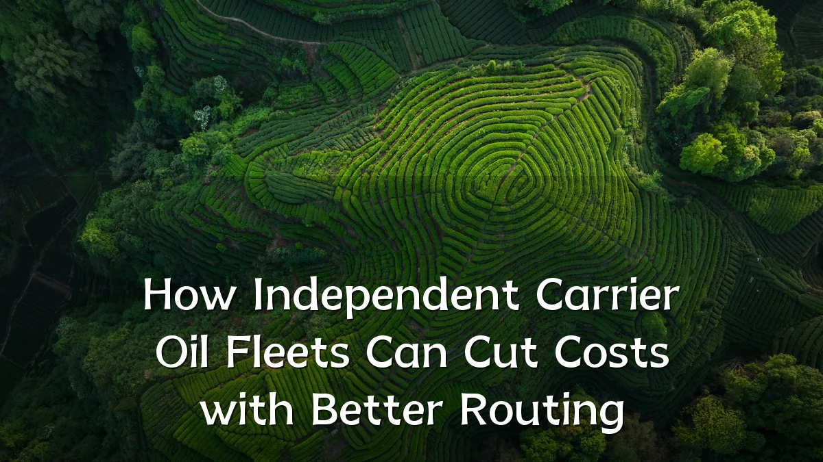 How Independent Carrier Oil Fleets Can Cut Costs with Better Routing
