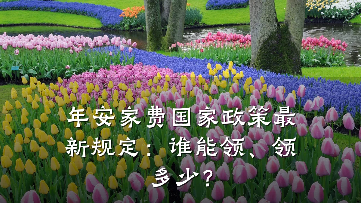 年安家费国家政策最新规定:谁能领、领多少?