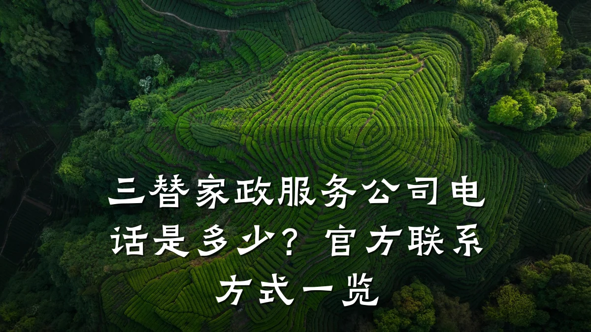 三替家政服务公司电话是多少？官方联系方式一览