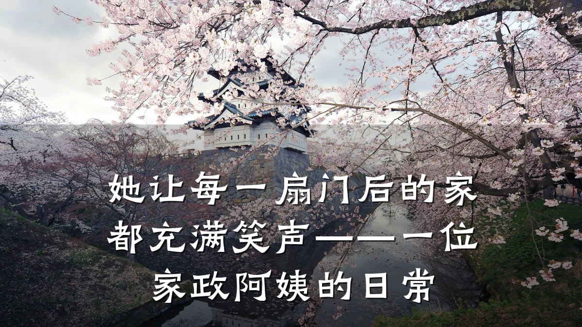 她让每一扇门后的家都充满笑声——一位家政阿姨的日常