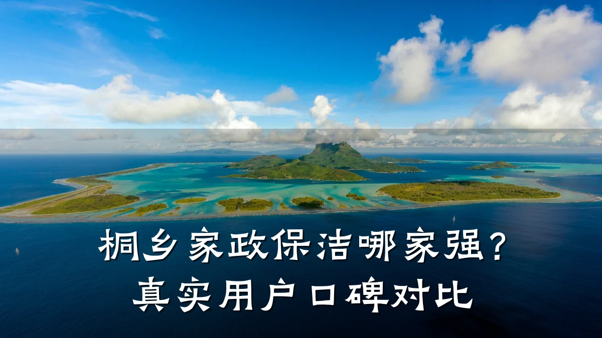 桐乡家政保洁哪家强?真实用户口碑对比