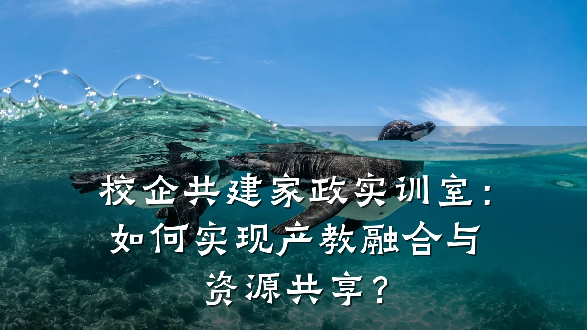 校企共建家政实训室：如何实现产教融合与资源共享？