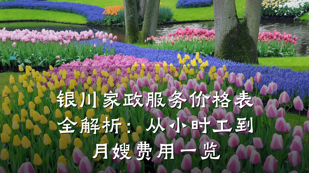 银川家政服务价格表全解析：从小时工到月嫂费用一览
