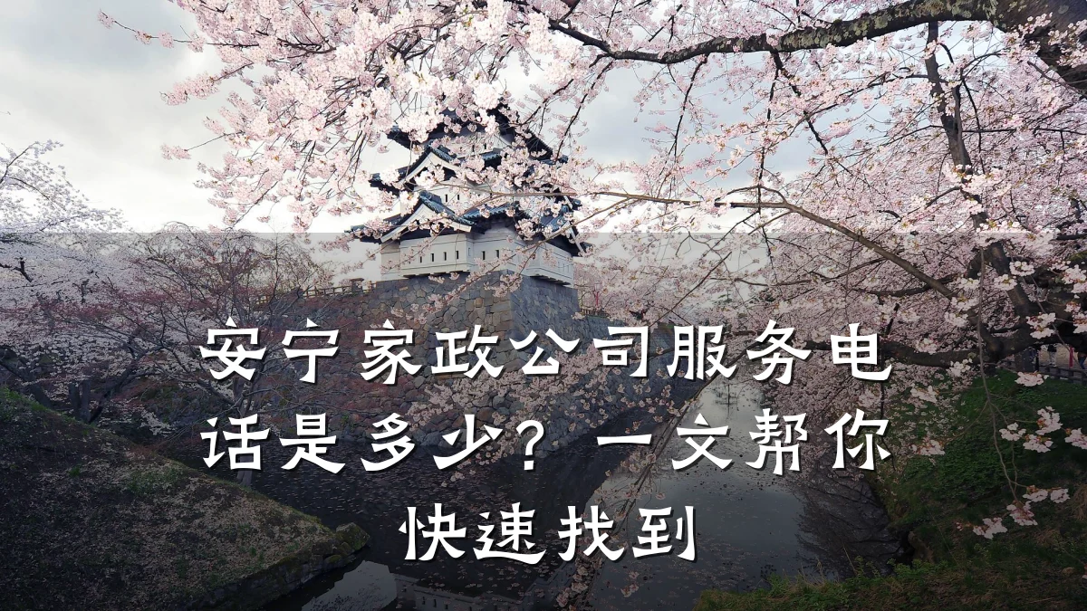 安宁家政公司服务电话是多少?一文帮你快速找到